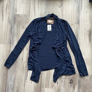 Mine Waterfall Front Jersey Cardigan